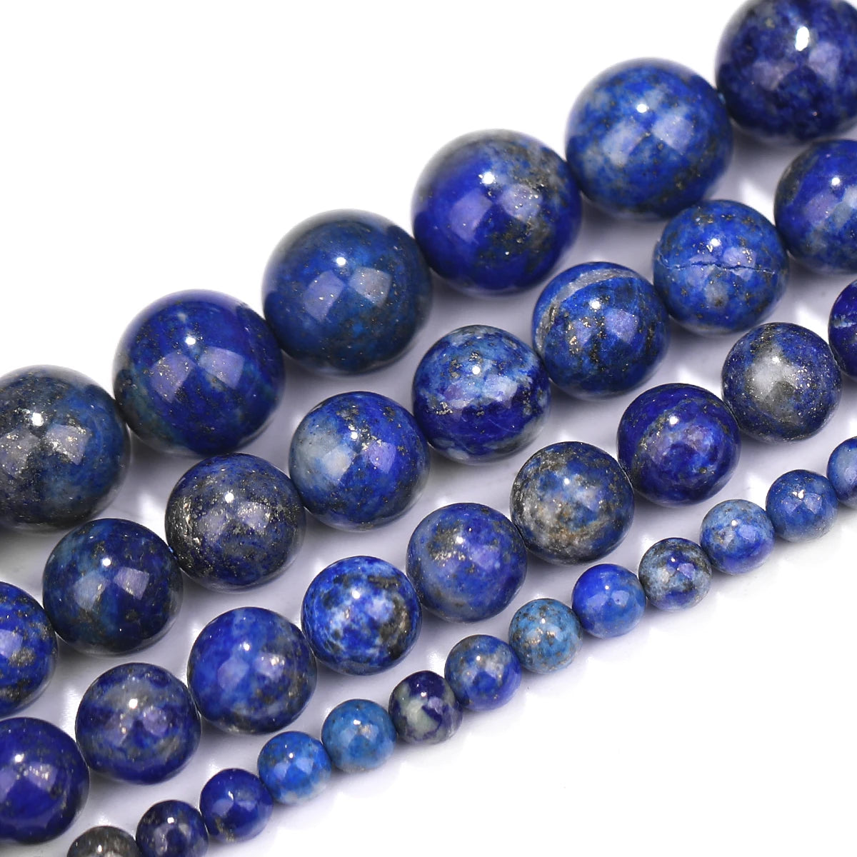 AAA Natural Stone Beads Lapis Lazuli Round Loose Stone Beads For Jewelry Making DIY Bracelet Earrings Accessories  4/6/8/10mm
