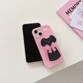 Barbie Pink Black Dress Iphone 14Promax13 Shell Fashion Women Mobile Phone Case Kawaii Cute Cartoon Cell Holder Girls Accessory - Charlie Dolly