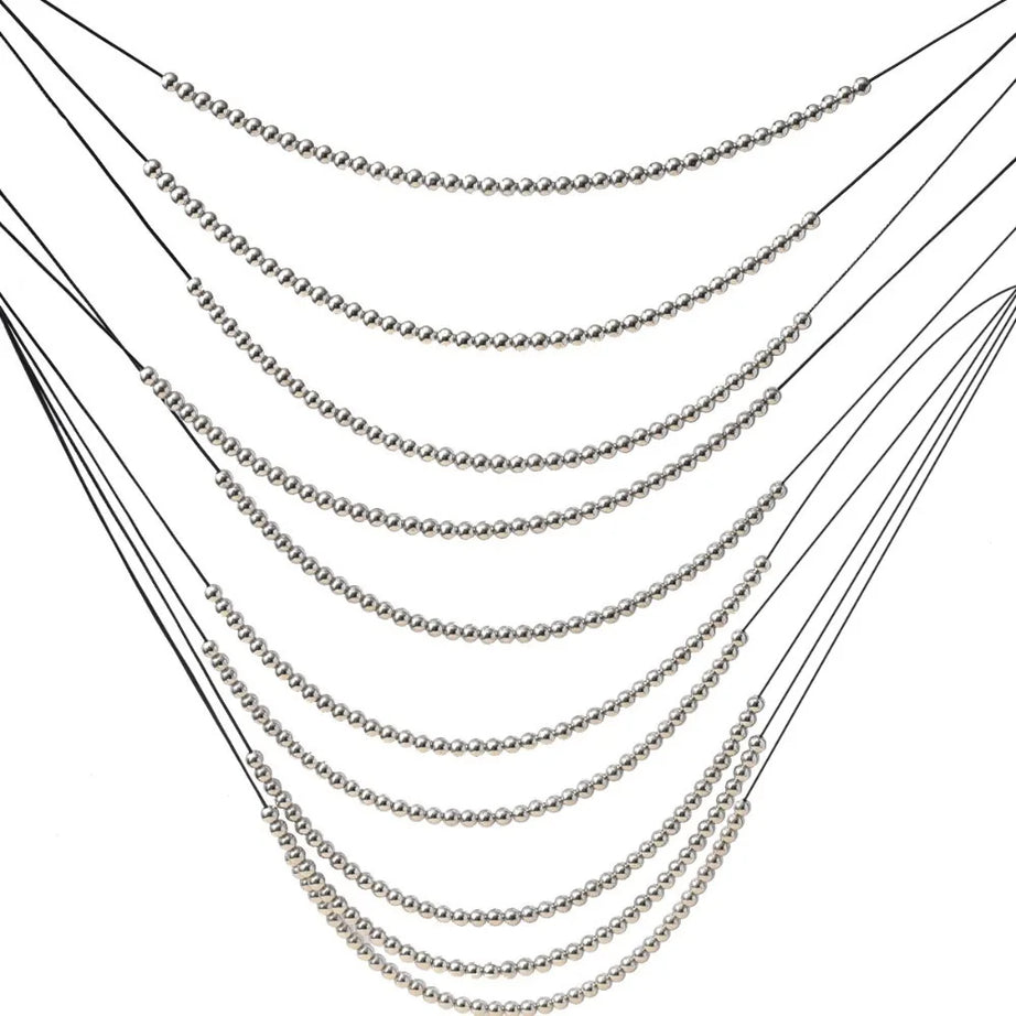 Pearl Waterfall Layered Tassel Necklace Jewelry