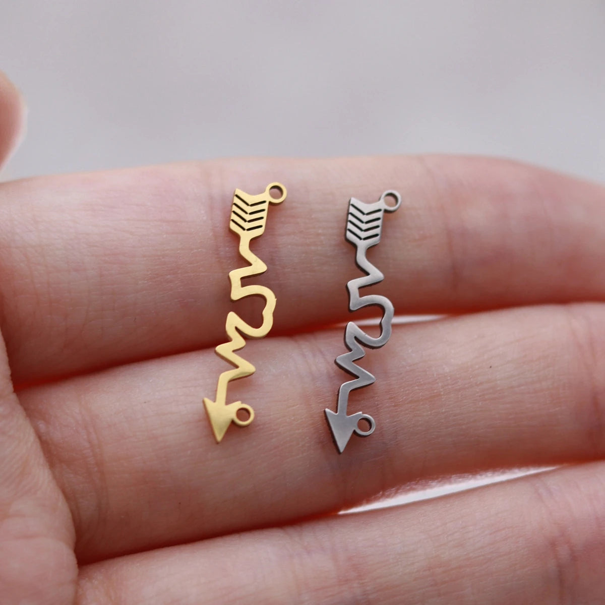 3pcs Glasses Charms DIY Earring Necklace Bracelet Unicycle Love House Hamsa Hand Lotus Flower Pendant For Jewelry Making