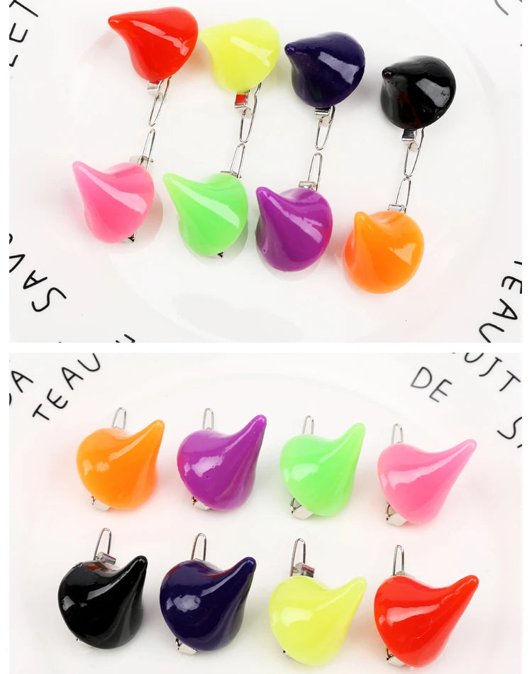 2pcs Small Demon OX Horn Hairpins Party Cosplay Costume Pin Hairpins Costume Horn Halloween Hair Accessories Hairclip - Charlie Dolly