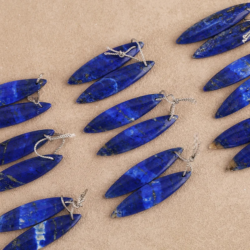 Natural Stone Chrysocolla Lapis Lazuli jewelry making beads,Semiprecious Fashion Marquise Earrings Beads Accessories For Women