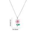 Light Luxury Zircon Sunflower Pendant Necklace Stainless Steel Fashion Plant Flower Choker Jewelry Party Gifts For Women Girls - Charlie Dolly