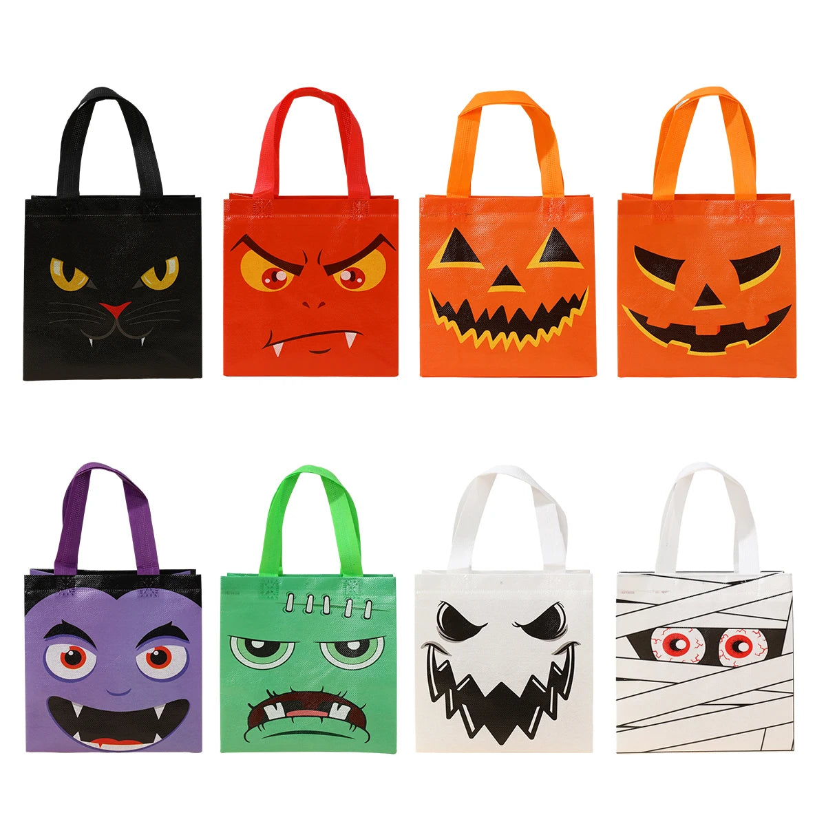Halloween non-woven bag Halloween Party Decor For Home 2024 Trick or Treat for Kid Toys Favor Halloween Party Supplies Favor - Charlie Dolly