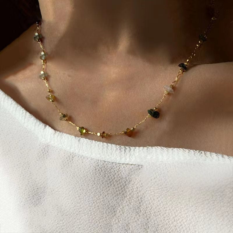 2023 Fashion Classic Stainless Steel Water Drop Chain Necklace Handmade High Quality Choker For Man Women Wild Minimalist Collar - Charlie Dolly