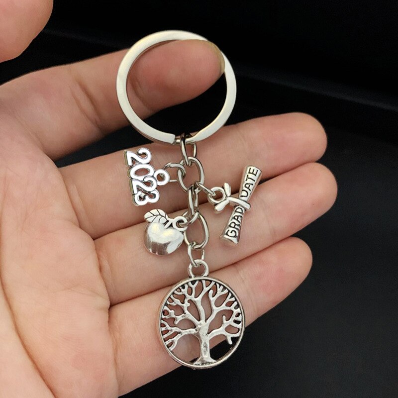 2023/Graduation Ceremony Keychain Graduation Certificate Graduation Souvenir Bachelor Hat Class Badge Keychain - Charlie Dolly