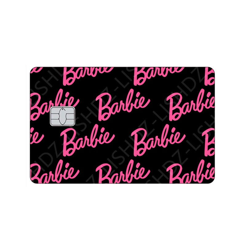 14 Styles Kawaii Barbie Matte Card Stickers Cartoon Fashion Diy Credit Debit Card Game Card Skin Sticker Cover Decor Only Front - Charlie Dolly