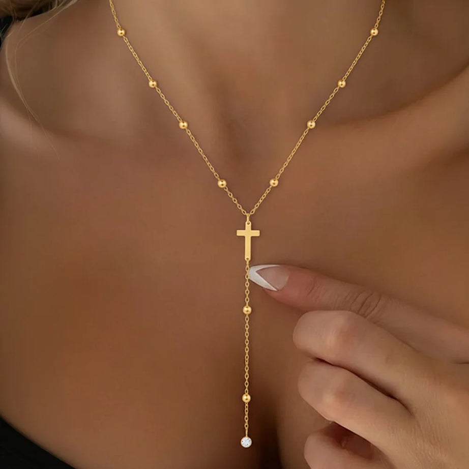 Angel Wings Pendant Boho Clavicle Chain Necklace
