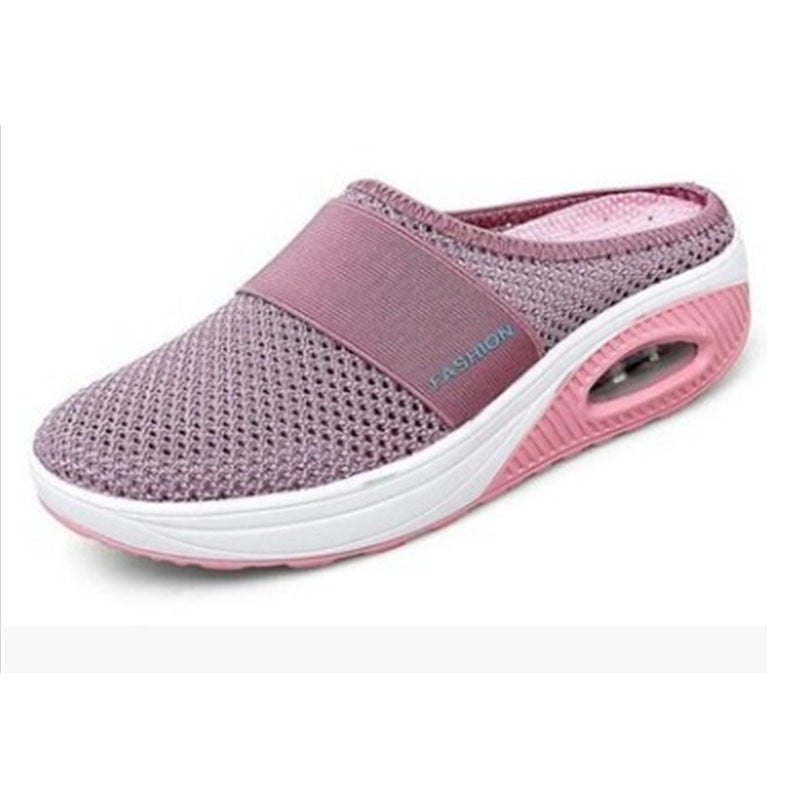Women Wedge Slippers Anti-slip Premium Slippers Vintage Casual Female Platform Retro Shoes Plus Size Orthopedic Diabetic Sandals