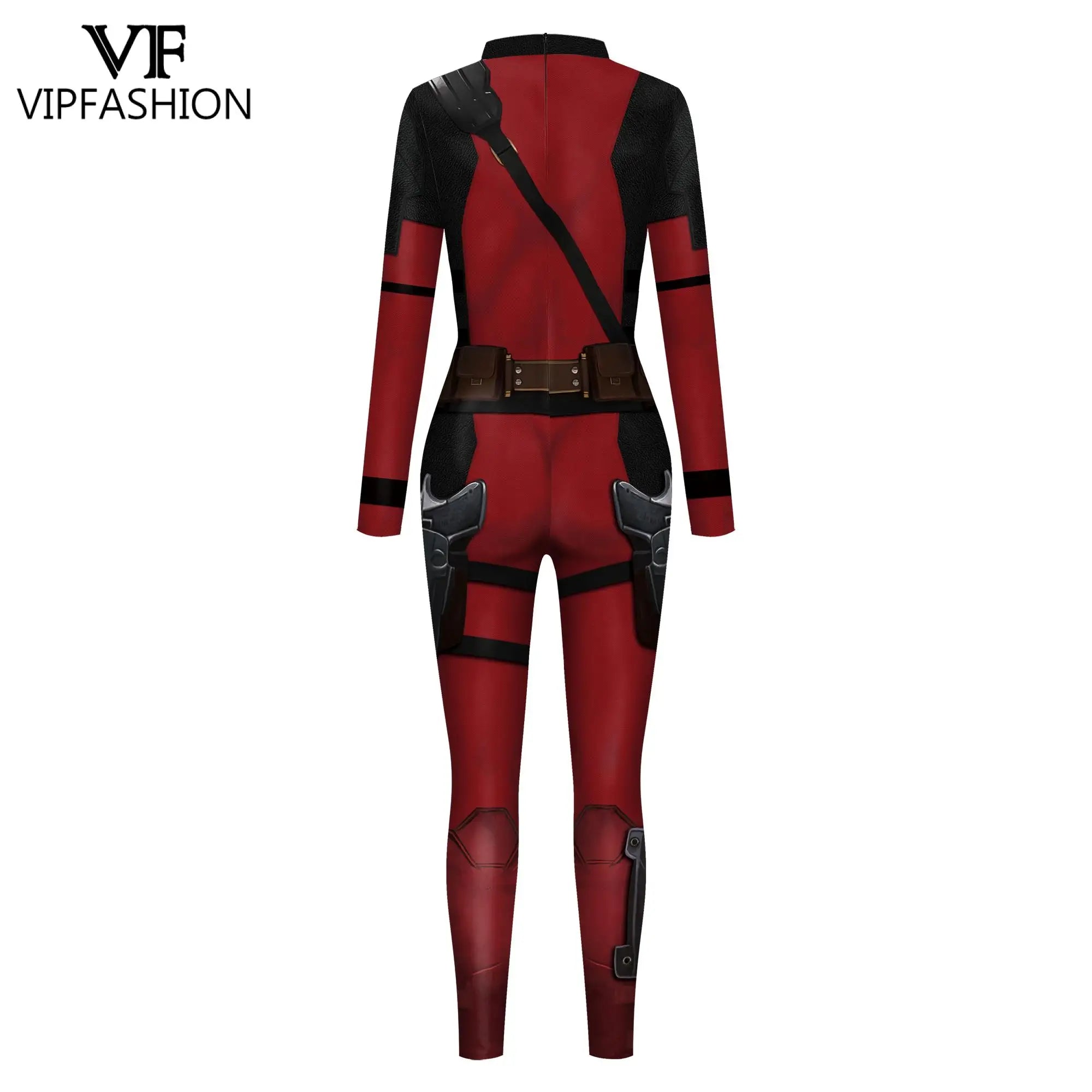VIP FASHION Wolverine Deadpool Costume Family Matching Suit Adult Kid Zentai Bodysuit Halloween Jumpsuit Movie Fancy Party Wear - Charlie Dolly