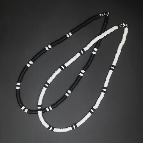 Tribal Coconut and Puka Shell Boho Necklace for Men