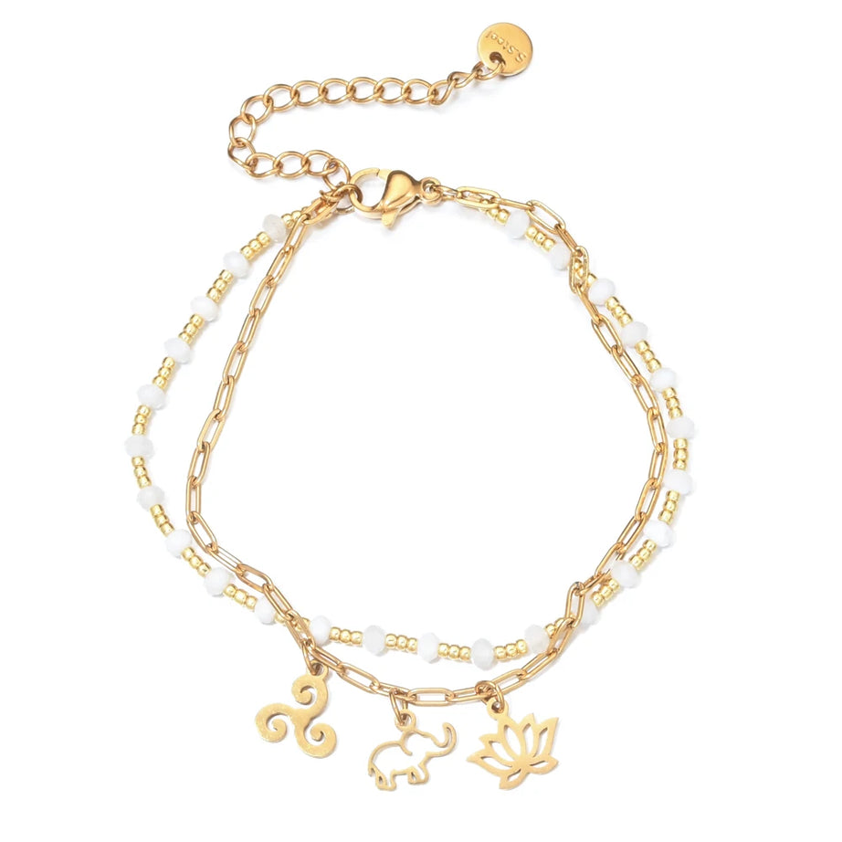 Evil Eye & Hamsa Hand Boho Bracelet