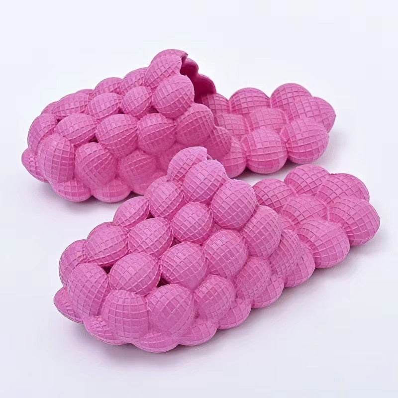 Hot New Personality Bubble Fashion Slippers Home Massage Bottom for Men and Women's Sandals Flip Flops - Charlie Dolly