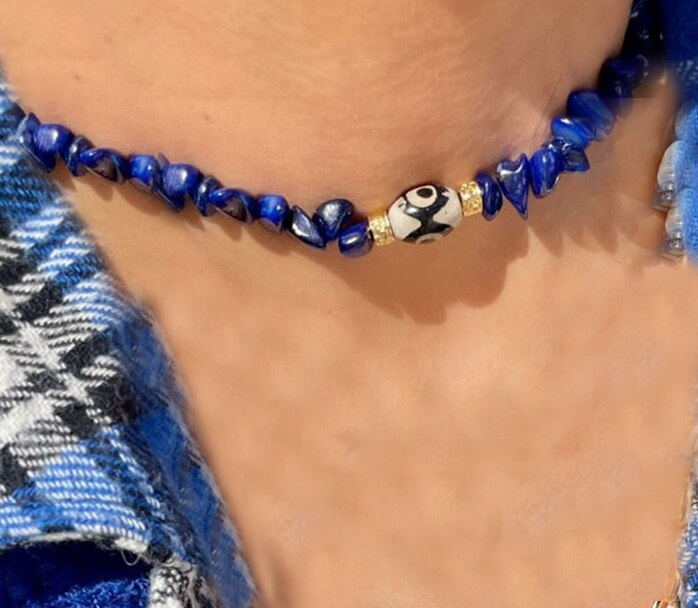 Collar Handmade Choker Man Women Minimalist Mix De Colares Rebeca E Diana Stone Ladies Fashion Jewelry necklace Creative Gift - Charlie Dolly