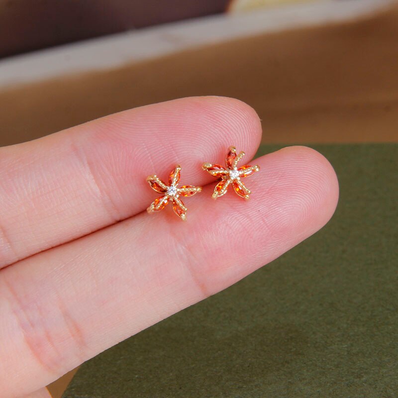 Sight Cute Jellyfish Earrings  Fashion Brand Jewelry Delicate Crystal Ocean Animal Stud Earrings for Women Gift - Charlie Dolly