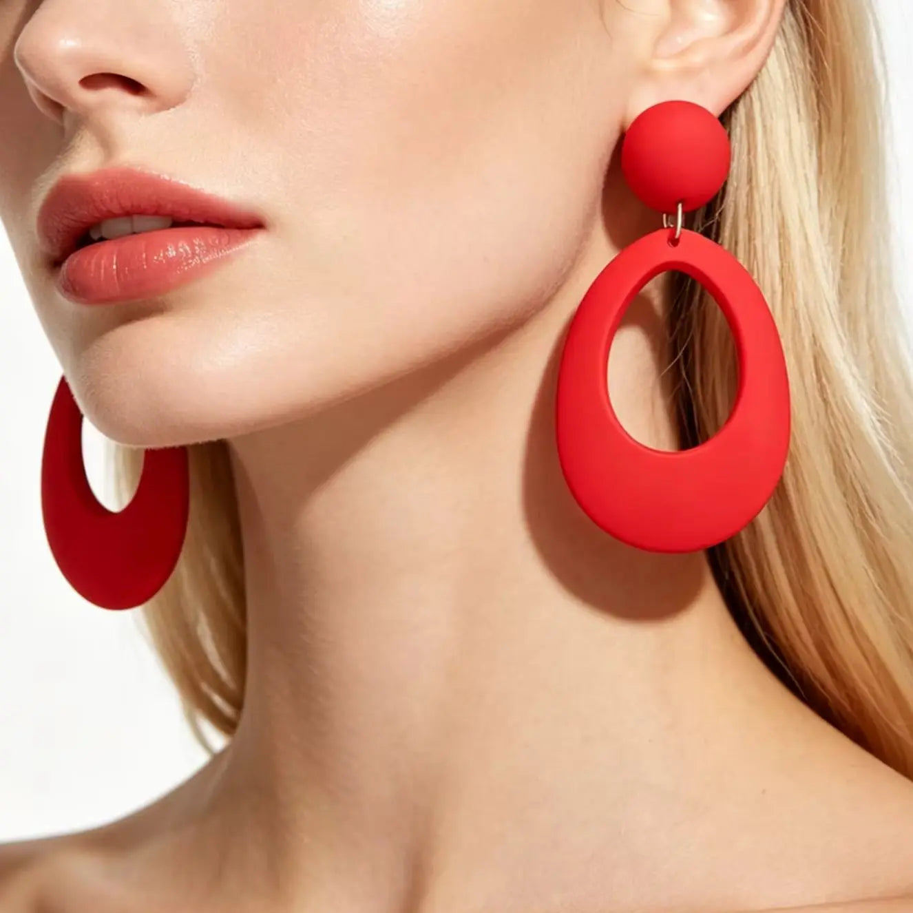 Colorful Acrylic Geometric Drop Earrings for Women Trendy Lightweight Boho Chic Dangle Jewelry Fashion Accessory