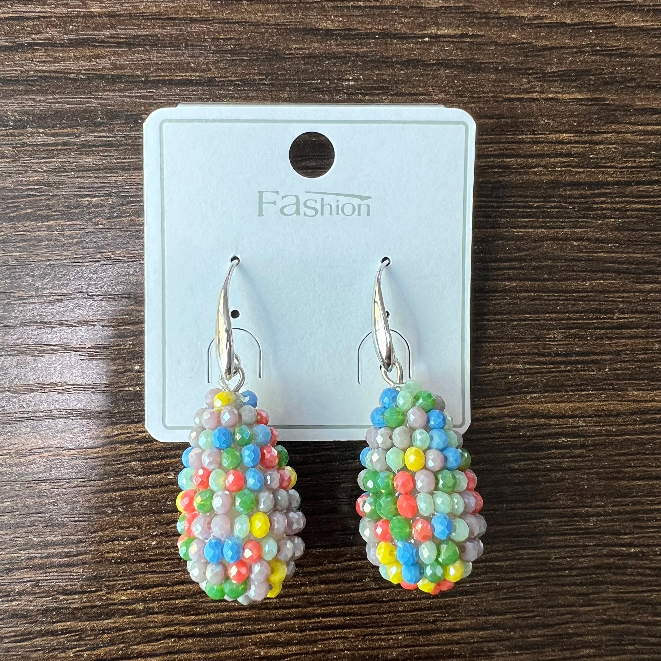 INKDEW Long Drop Earrings Beaded Multicolor Handmade Threading Crystal Big Earrings for Women Gift oorbellen Jewelry boho EA005