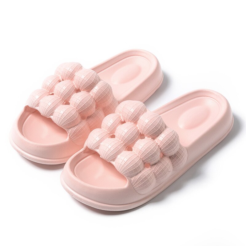 Comwarm Women Slides Platform Bathroom Slippers Summer Outdoor Bubble Mules Beach Slippers Men Shower Slippers Home Sandals - Charlie Dolly
