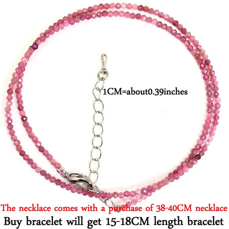 2025 New Boho Exquisite 2mm Natural Stone Necklace Small Chain Ladies Fashion Bracelet Accessories Charm Jewelry Accessorie - Charlie Dolly