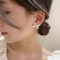 Cute Bowknot Stud Earrings For Women Golden Korean Accessoires Fashion Jewelry pendientes mujer boucle d’oreille femme brincos - Charlie Dolly