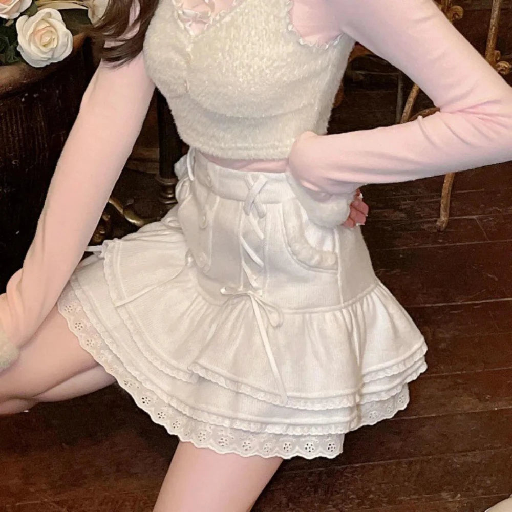 CP5XL Maid Lolita Chemise Cosplay Role Playing Costumes For Party Club Stage Apparel Bow Ties Ball Gowns Waitress Uniform Plus - Charlie Dolly