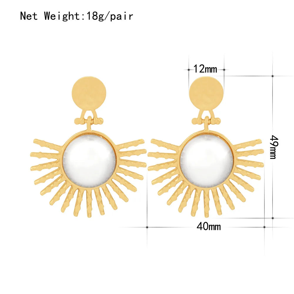 Boho Irregular Pearl Earrings For Women Ear Clip Earring Women Jewelry Gift Mujer Accessories