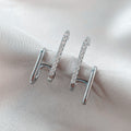 Fashion Exquisite Rhinestone Decor Ear Cuff earring for Woman  2023 New Arrival Christmas Gift stud earrings - Charlie Dolly