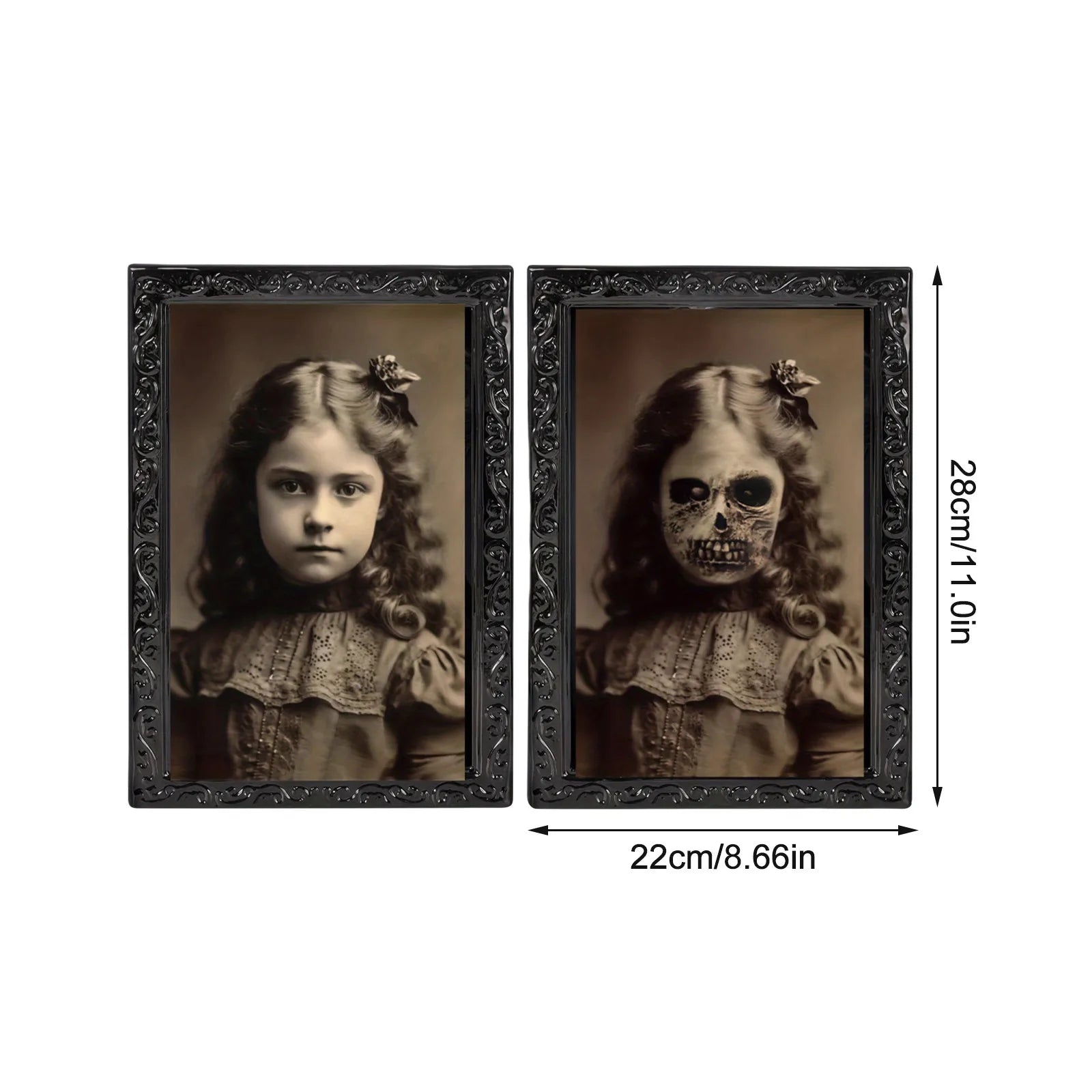 2024 New Horror Picture Frame Lens 3d Face Changing Horror Portraiture Haunted Weird Party Supplies Gifts CumpleañOs Decoracion - Charlie Dolly