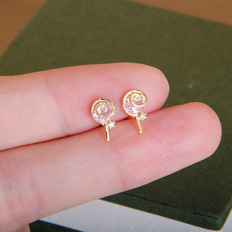 Sight Cute Jellyfish Earrings  Fashion Brand Jewelry Delicate Crystal Ocean Animal Stud Earrings for Women Gift - Charlie Dolly