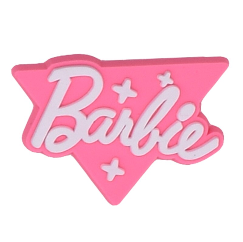 20Pcs Barbie Diy Jewelry Accessories Pvc Soft Glue Flat Patch Phone Case Brooch Hair Rope Hairpin Decor Accessory Handmade Toy