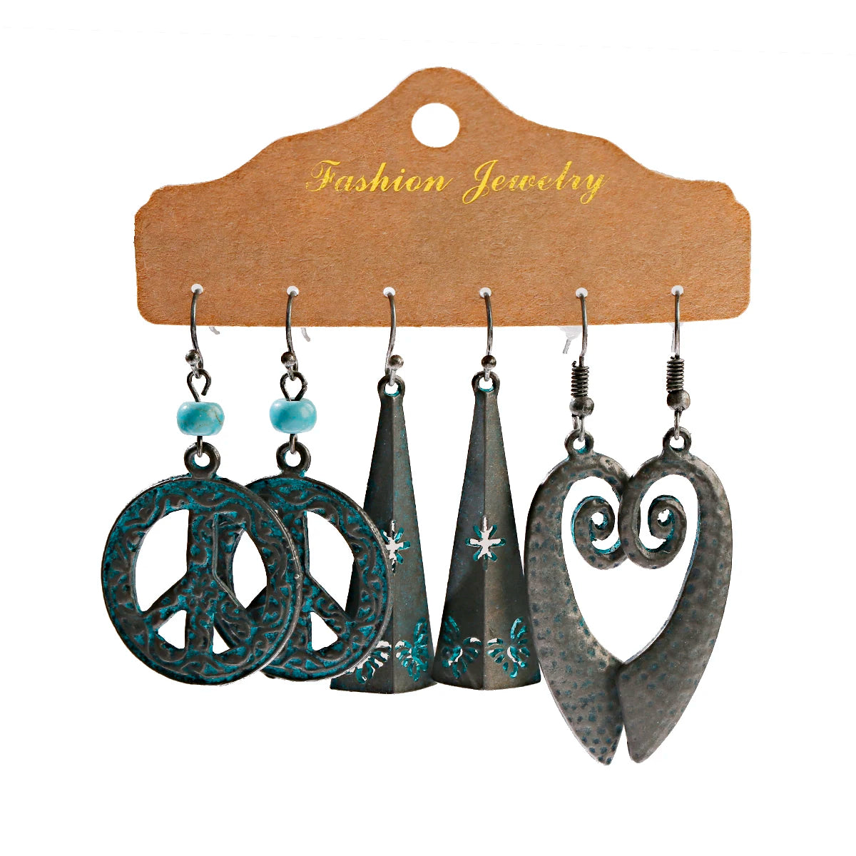 Boho Ethnic Dangle/Round Earrings For Women Vintage Fashion 2024 Earrings Sets Pendientes Earring Unusual Pendant Jewelry Female