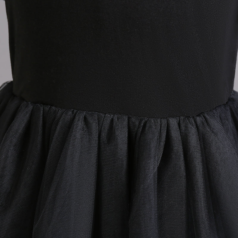 Wednesday Adams Costume Girl Carnival Party Movie Cosplay Dress Wednesday Easter Halloween Costume for Kids 3-12 Years - Charlie Dolly