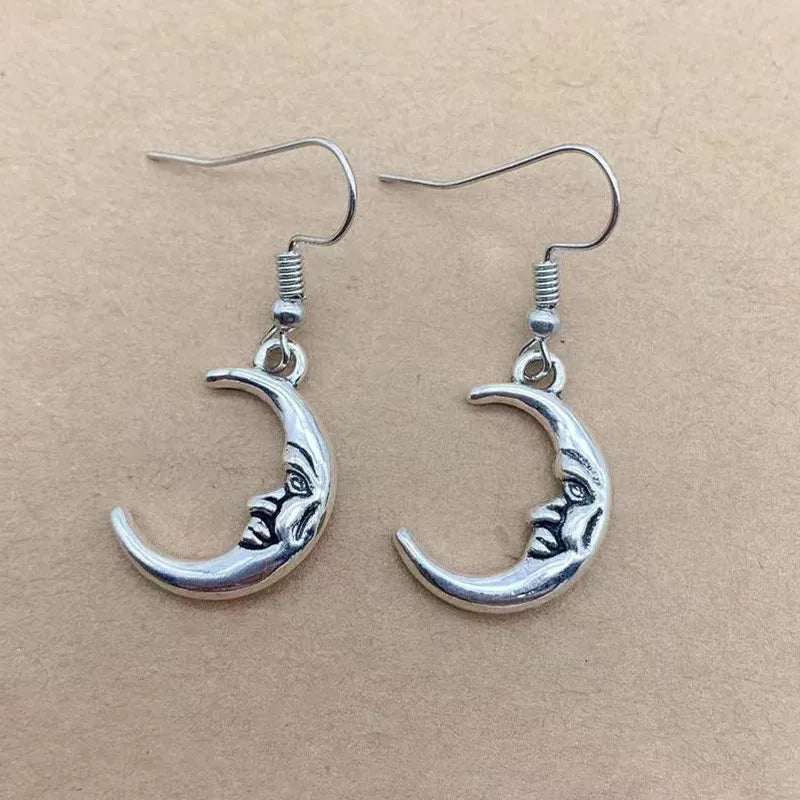 Earrings for Women Girls Drop Dangle Teens Charm Gift Party Simple Punk Cool Halloween Skull Cross Horror Skeleton Death Bat - Charlie Dolly