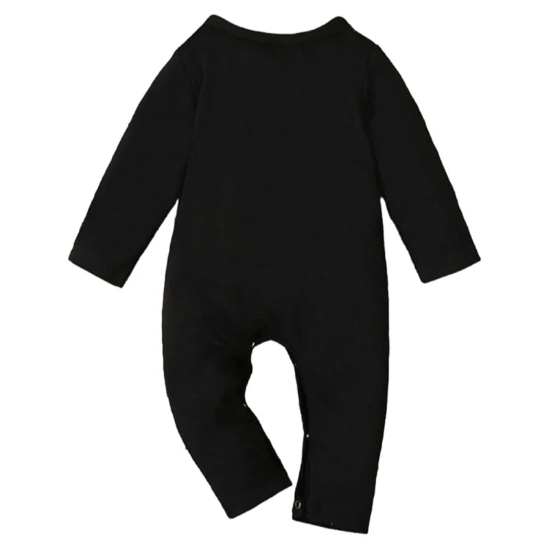 Baby Cosplay Costume Skeleton Print Long Sleeve Round Neck Romper Playsuit Infant Toddler Halloween Party Wear Fancy Dress 6-36M - Charlie Dolly