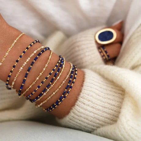 Natural Gemstone Beaded Bracelet