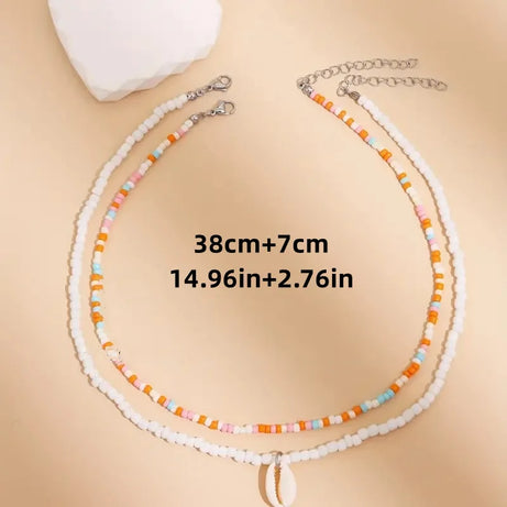 Tidepool Starfish and Turtle Beaded Boho Choker