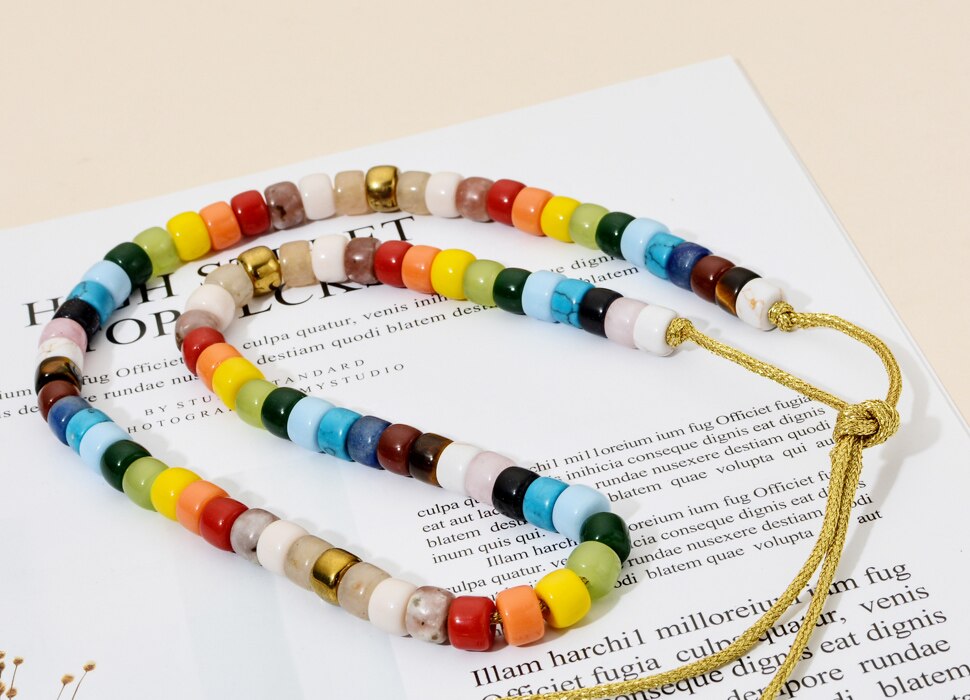 natural stone beaded Kunzite gold-plated bead collar freshwater accents large baroque pearl focal Hook fastening necklace women - Charlie Dolly