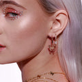 Delicate Rose Gold Color Butterfly Women Drop Earring Cute Bow Hoop Wedding Dancing Party Daily Wear New Trendy Jewelry - Charlie Dolly