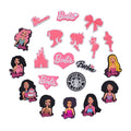 20Pcs Kawaii Barbie Diy Jewelry Accessories Anime Cartoon 3D Doll Phone Case Hairpin Earrings Keychain Patch Charm Gifts Toys - Charlie Dolly