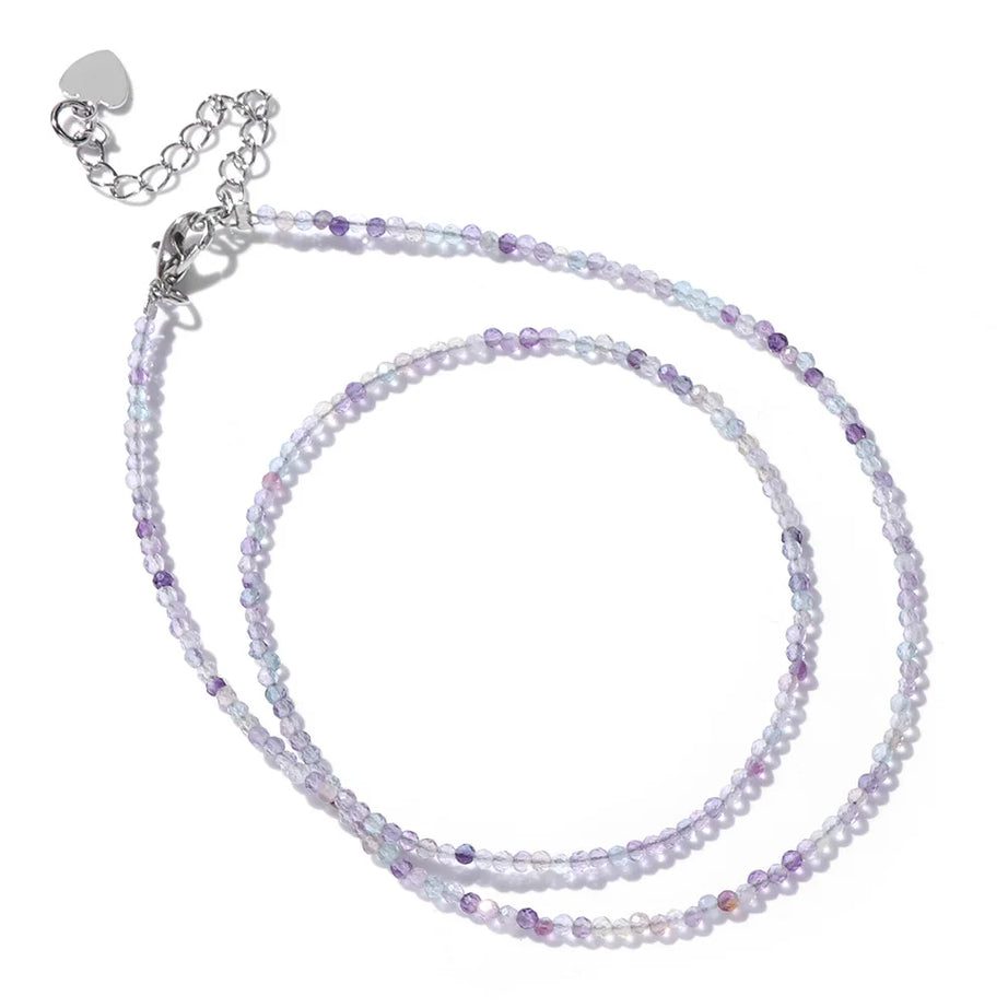 Crystal Stone Beaded Necklace
