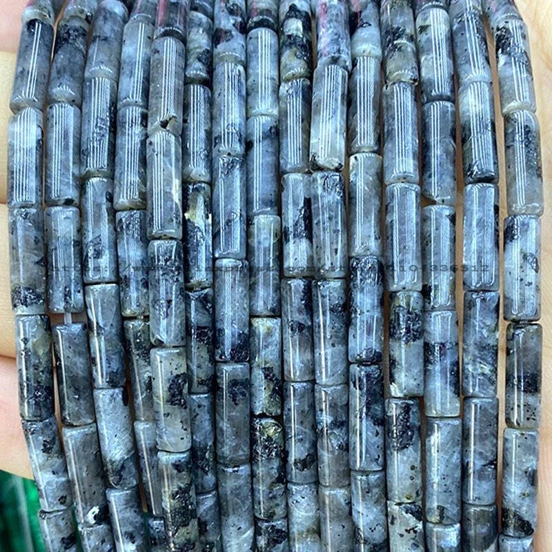 4x13mm Tube Natural Stone AA Lapis Lazuli Loose Spacer Beads for Jewelry Making Diy Bracelet Charms Earrings Accessories