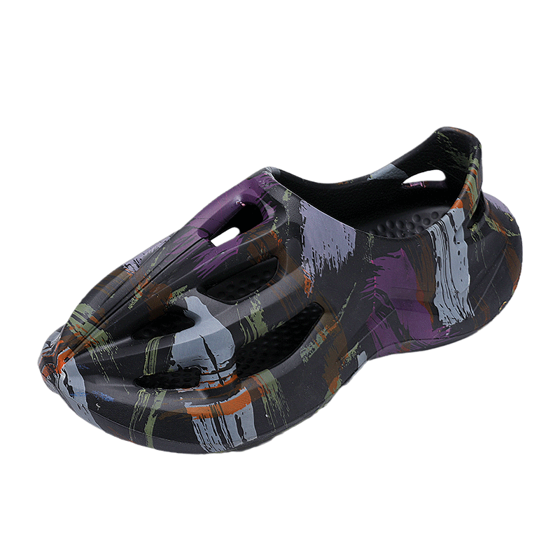 Unisex Beach Sandals EVA Women Men Hollow Garden Shoes Tie-dyed Designer Hole Slippers Sneakers Water Shoes Slip on Foam Runner - Charlie Dolly