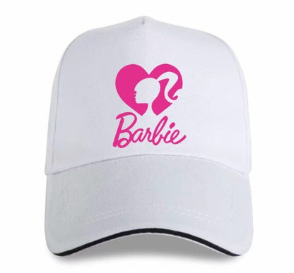 New Barbie Baseball Cap for Couple Anime Princess Girls All Match Sun Hat Cotton Soft Fashion Ladies Peaked Cap Sun Visor Gifts