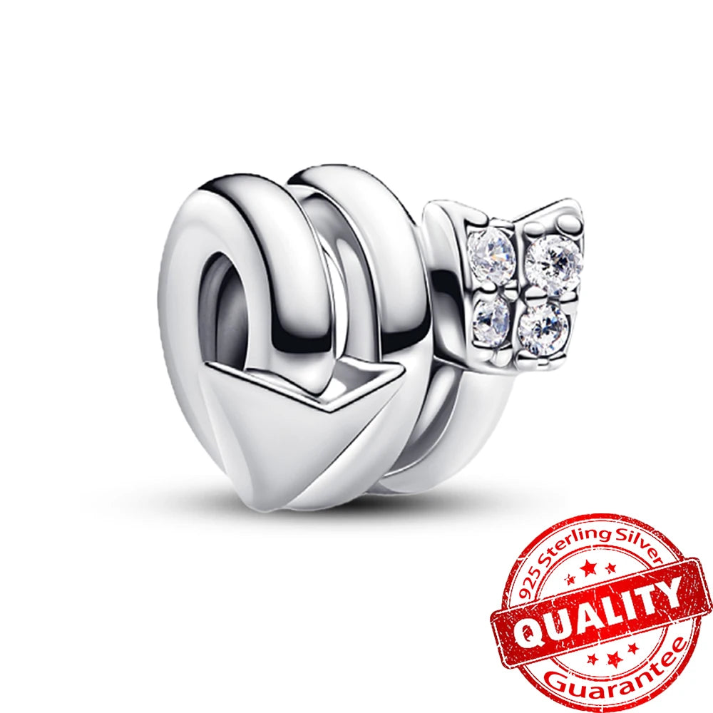 High Quality 925 Sterling Silver Lotus Coral Seahorse Love Cube Fortune Bag Pendant Fit DIY Bracelet Necklace Wedding Party Gift