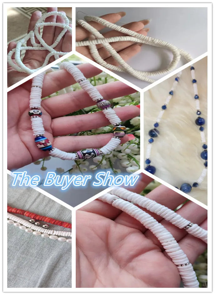 Natural Mother Of Pearl Shell Isolation Beads For Jewelry Making DIY Necklace Bracelet Earring Handiwork Sewing Craft Accessory