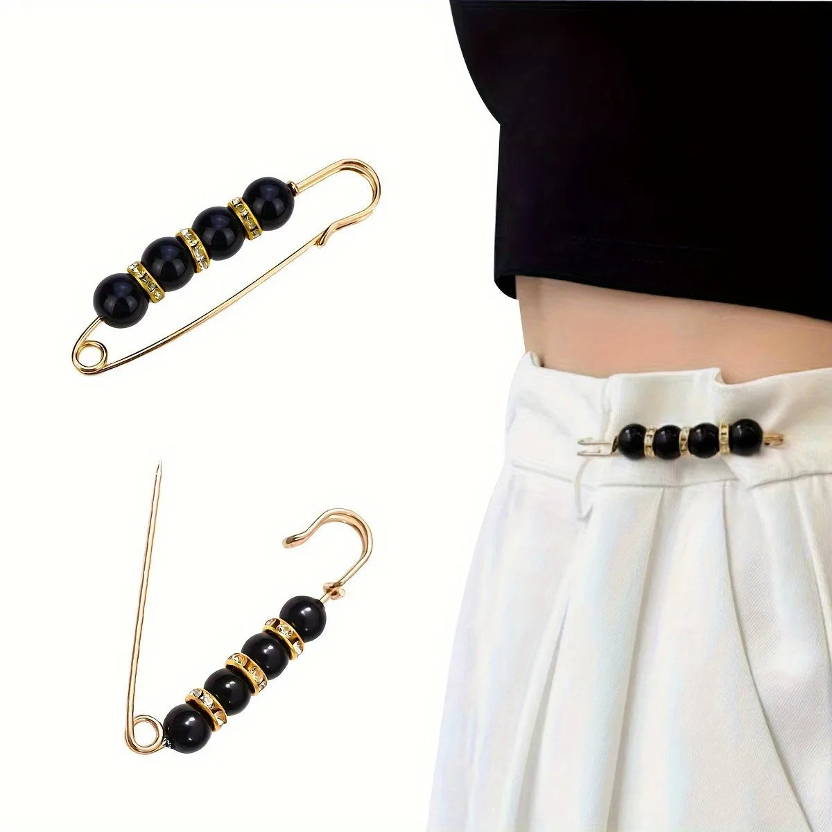 14pcs Elegant Faux Pearl Brooch Set, Alloy and Plastic, Irregular Shape, Suitable for Dresses, Hats Scarves, etc.