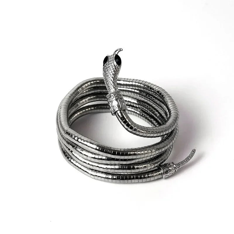 Snake Creative Jewelry Can Be Used As Necklace and Bracelet Personalized HotGirl Snake Wrap Women's Necklace Halloween Jewelry - Charlie Dolly