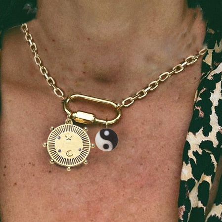 Luxury Mens Jewellery evil eye Pendant Necklace Men Classic Necklace Jewelry Gift Jewelry for Women Collares Para Mujer Quartz - Charlie Dolly