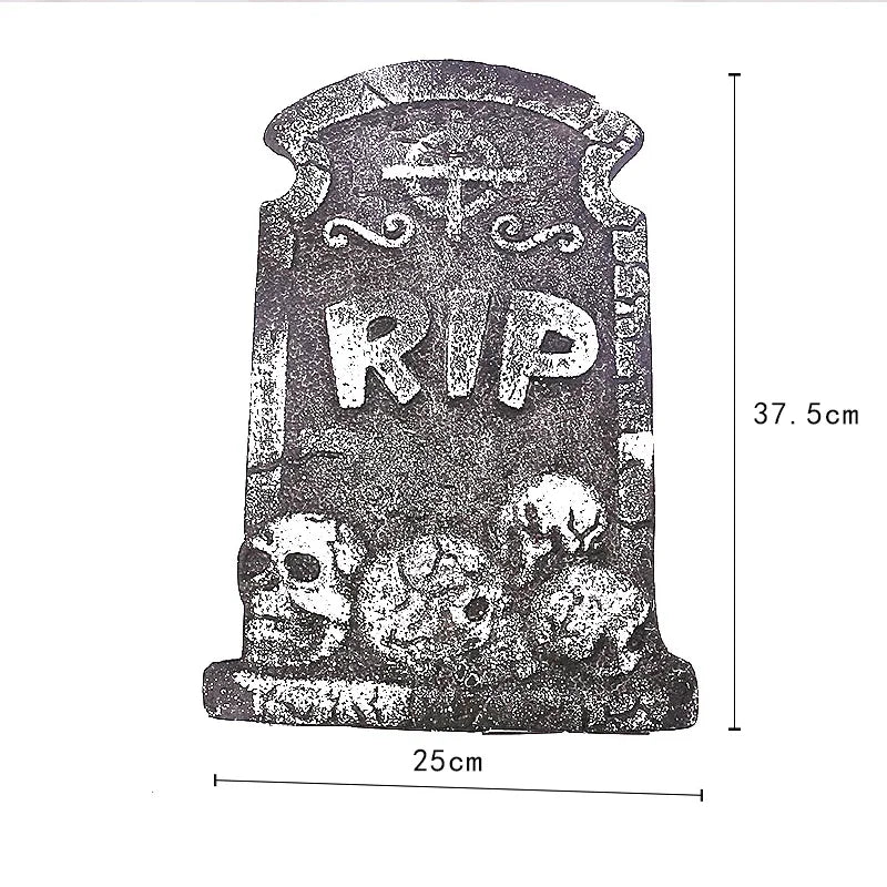 Halloween Decoration Foam Tombstone Ghost Festival Home Haunted House Bar Scene Layout Props Kids Adults Happy Halloween Supplie - Charlie Dolly
