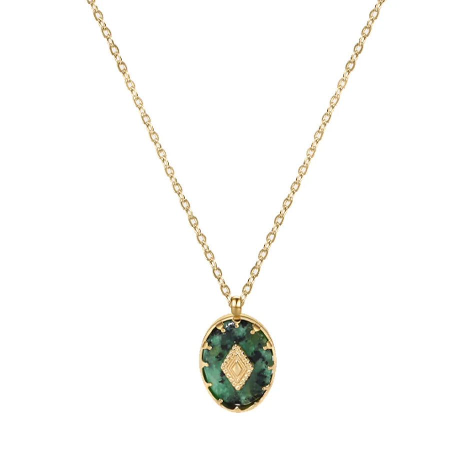 قلادة قلادة من الحجر الطبيعي البري والمجاني للنساء أقراط متدلية فاخرة من الفيروز الأفريقي مجموعة مجوهرات عصرية هدايا